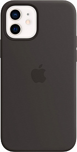 Чехол Apple для iPhone 12 mini Silicone Case with MagSafe (черный)